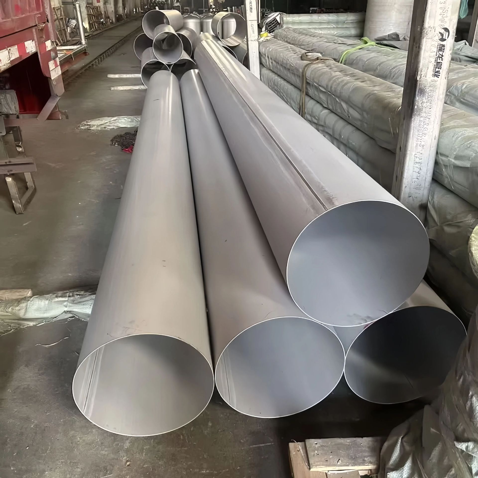 Supply 304 Stainless Steel Seamless Pipe Large Diameter Industrial Welding Pipe Thick Wall Pipe 316L Stainless Steel Pipe Round Pipe Zero Cutting