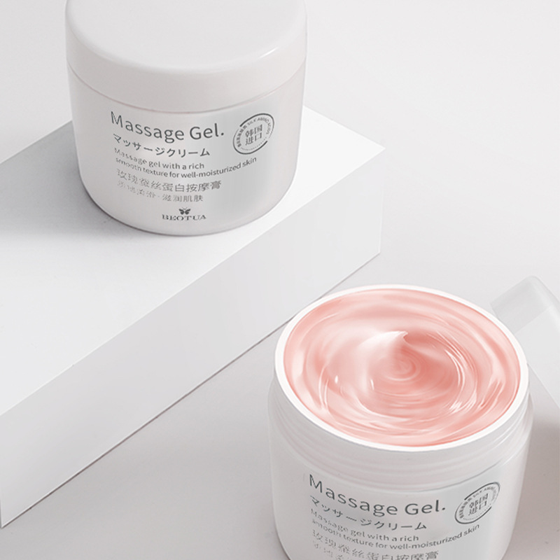 Podie Rose Silk Glue Protein Massage Cream Cleansing Pore Hydrating and Moisturizing Cleansing Facial Massage Cream for Women Wholesale