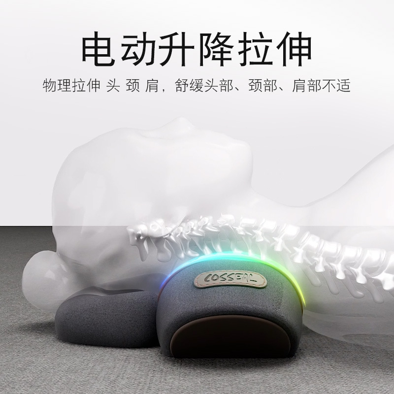 Cervical Spine Pillow Protects the Vertebrae, Special Massage Spine Non-Traction Heating Compress Repair Cylindrical Neck Pillow