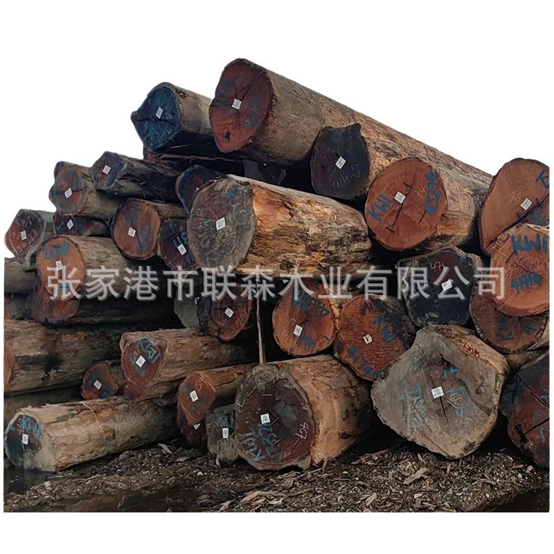 Direct selling African golden silk nan log leaf zhennan gloomy wood purple golden nan antique decorative wood plate wholesale