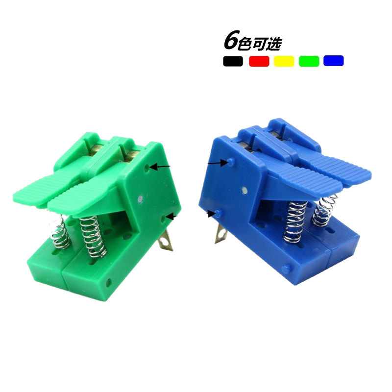 With Panel 50A Motor Test Clip Aging Clip Audio Clip Quick Terminal Block Led Lamp Spring Press Clip