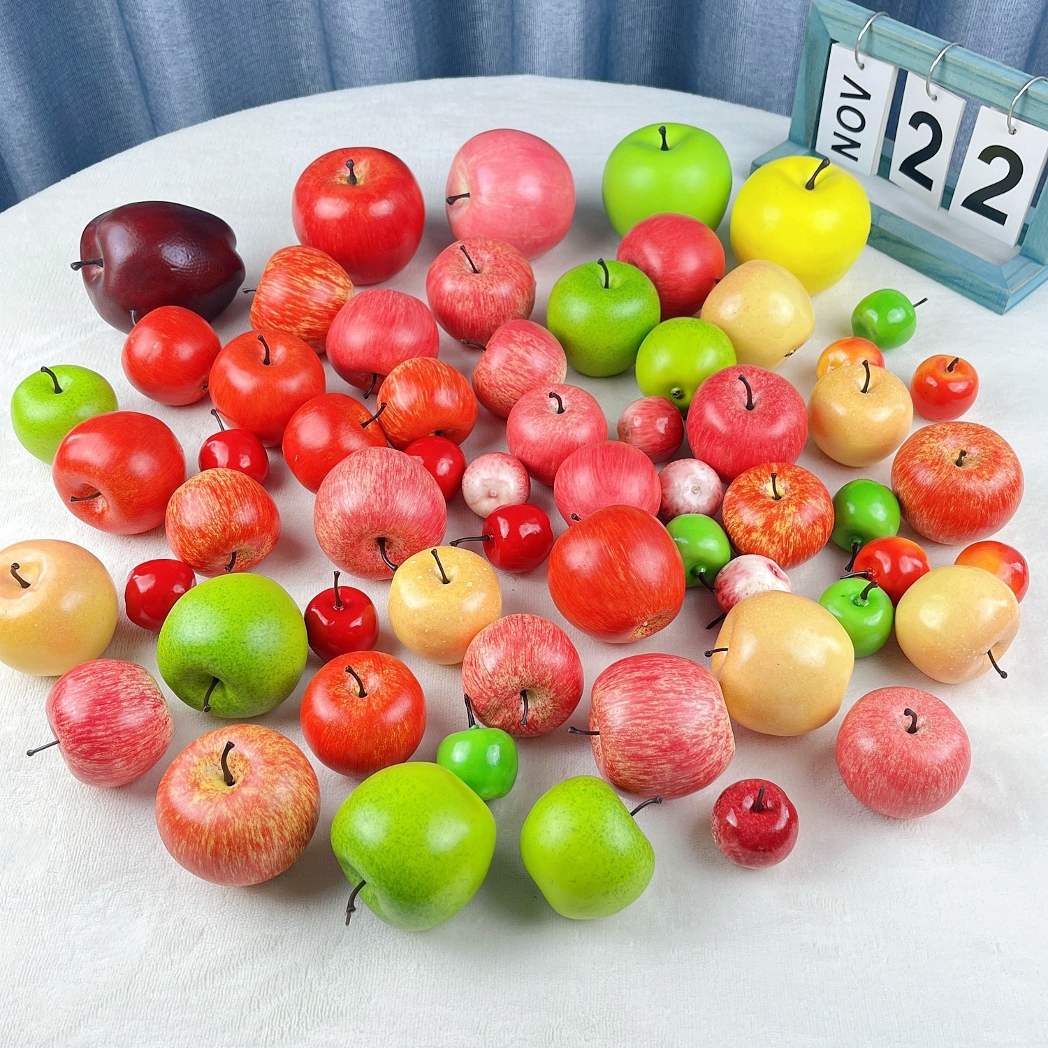 Заводские оптовые поддельные фрукты и овощи искусственная яблочная модель красное яблоко зеленое яблоко желтое домашнее украшение