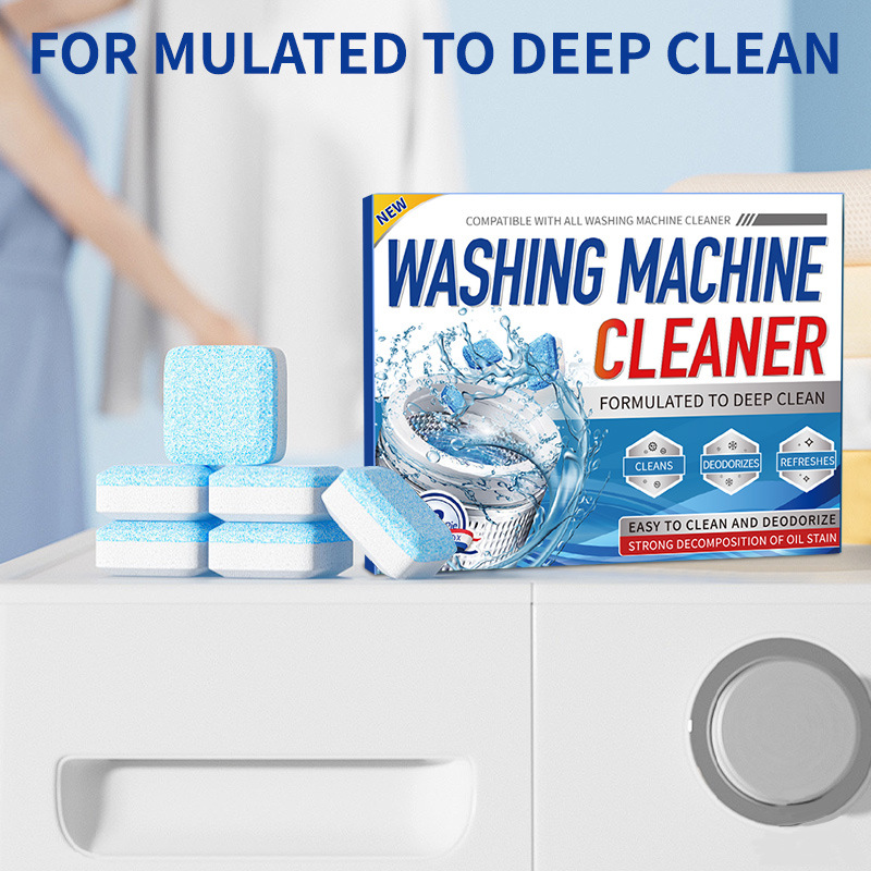 Cross-border washing machine tank cleaning agent dishwasher effervescent tablets automatic disinfection effervescent cleaner stain removal artifact