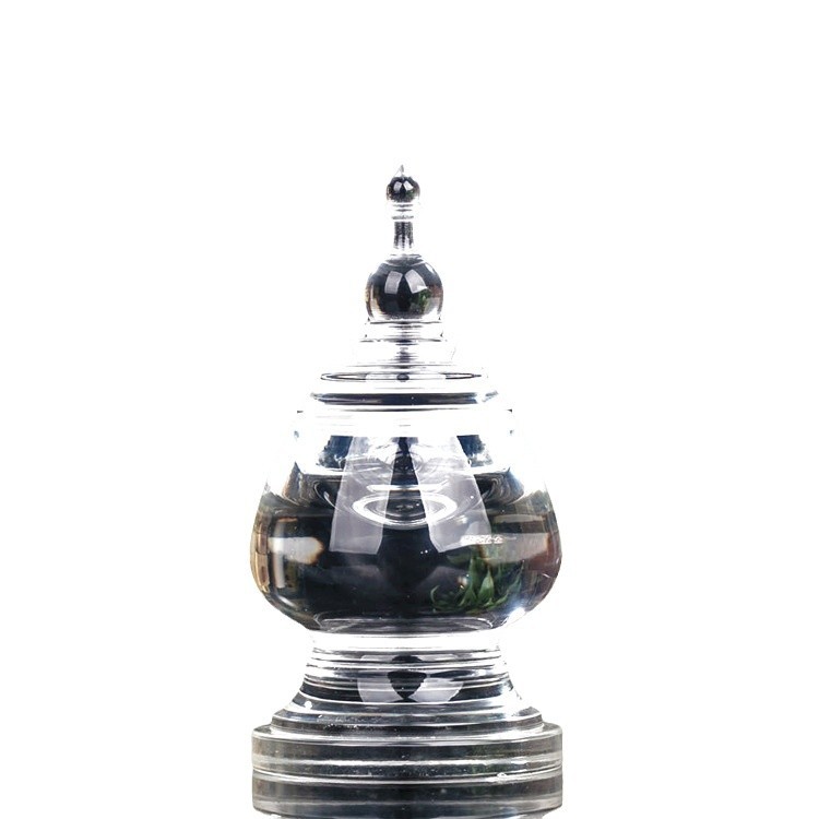I-Shaped Xizang-Style Acrylic Stupa Crystal Pagoda Ornament Bodhi Tower Nectar Vase Xizang-Style Worship Pagoda