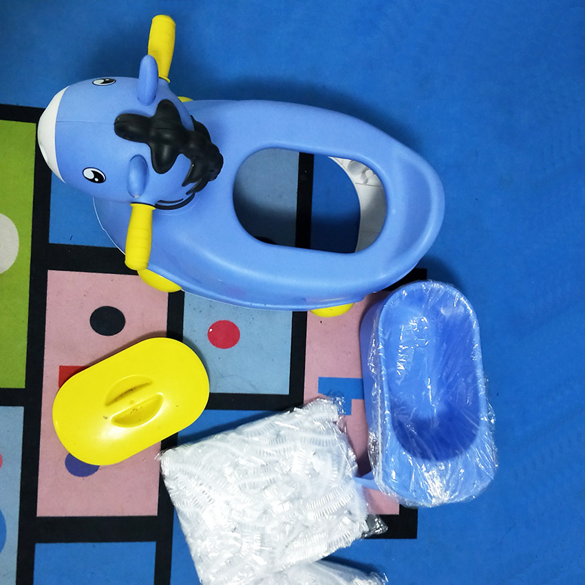 Children's toilet cleaning bag baby urinal disposable garbage bag toilet can cover elastic plastic replacement bag