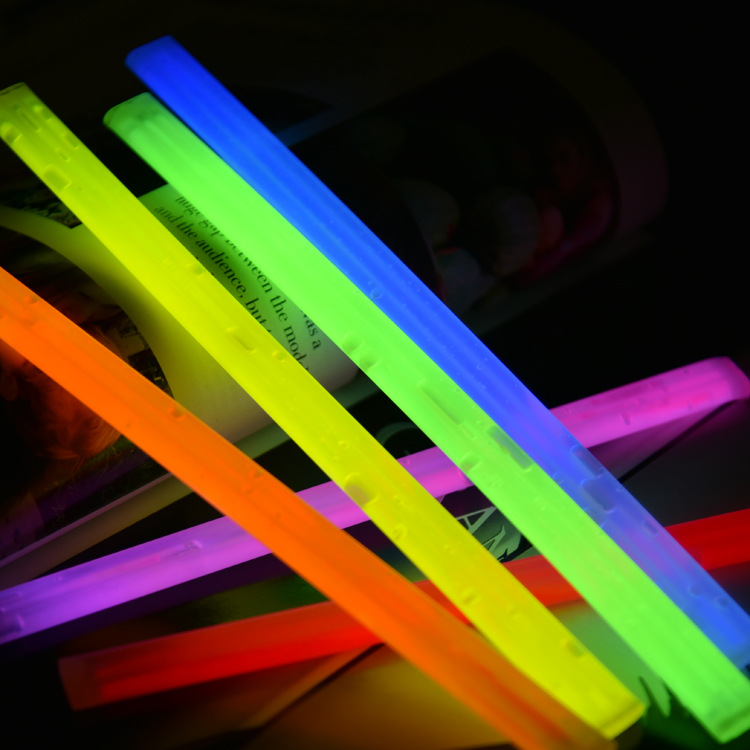 Glow stick triple bracelet printing LOGO disposable manufacturers wholesale wide bracelet fluorescent toy luminous bracelet