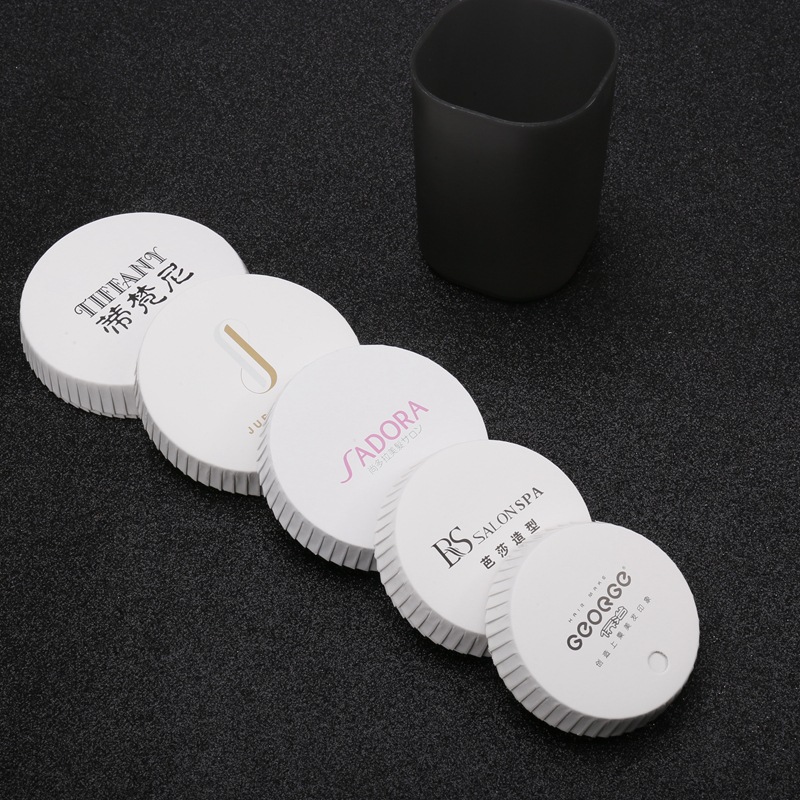 Hotel Hotel Disposable Paper Cup Cover 90 Caliber Paper Cover Thickened Bar Barber Shop Dustproof Cup Cover Printable logo