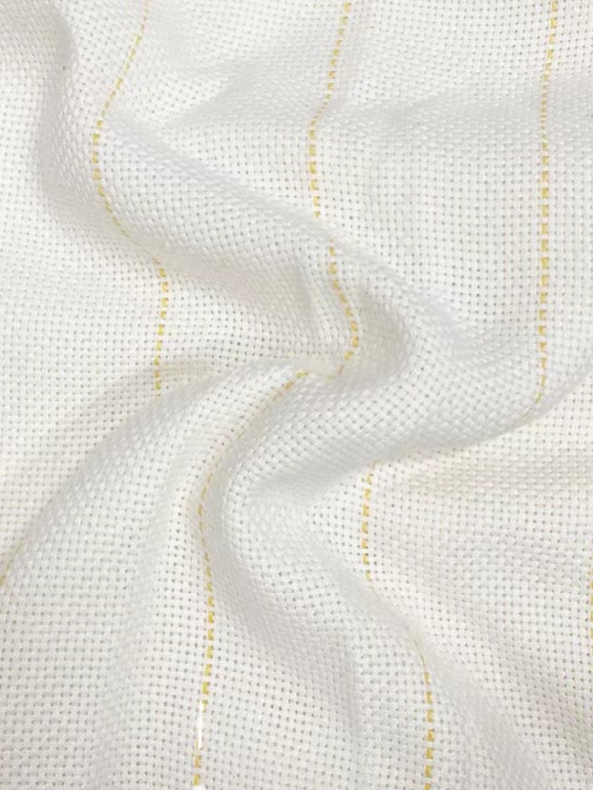 Tufting Fabric Available in Multiple Sizes, Suitable for Cutting, Punch Needle Embroidery, Double Weft and Warp, Yellow Thread Base Fabric, Polyester-Cotton Tufting Fabric