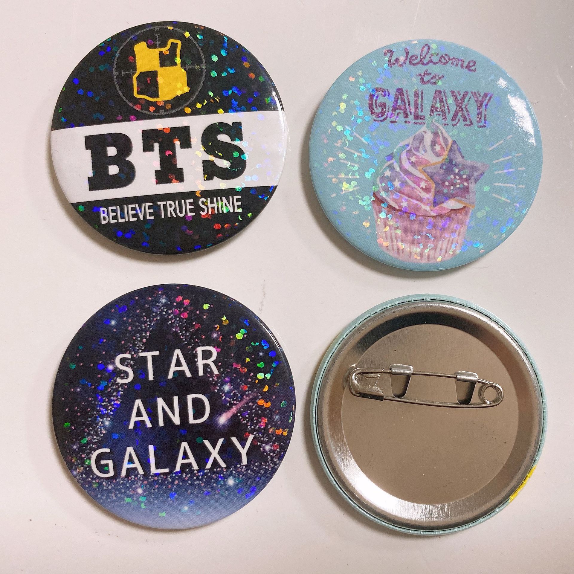 Blank Badge consumables Badge diy Badge Iron Bottom Badge tinplate Badge Badge Badge advertising Badge