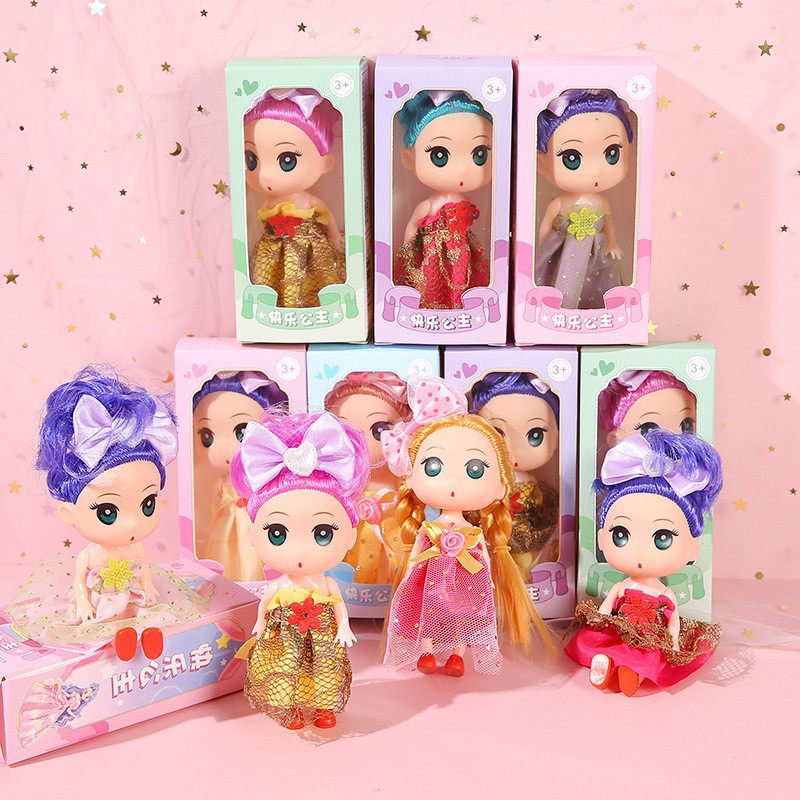 12cm Confused Girl Box Toy Doll Keychain Pendant Kindergarten Training Class Reward Small Gift Wholesale