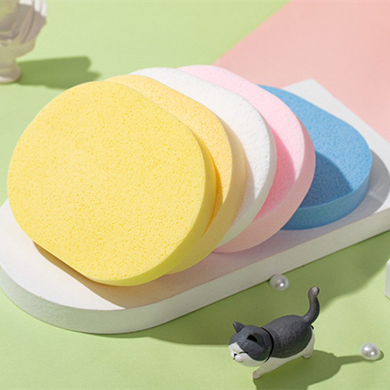 PVA oval face puff wholesale source manufacturers soft and delicate Makeup Remover Cleansing puff cleaning sponge Puff powder puff