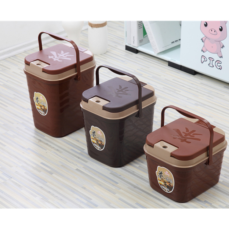 Ведро для чайных отходов Шуаншэн, домашнее пластиковое ведро для чая, ударопрочное ведро куфу чая, ведро для сточных вод, дренажное ведро с сеткой