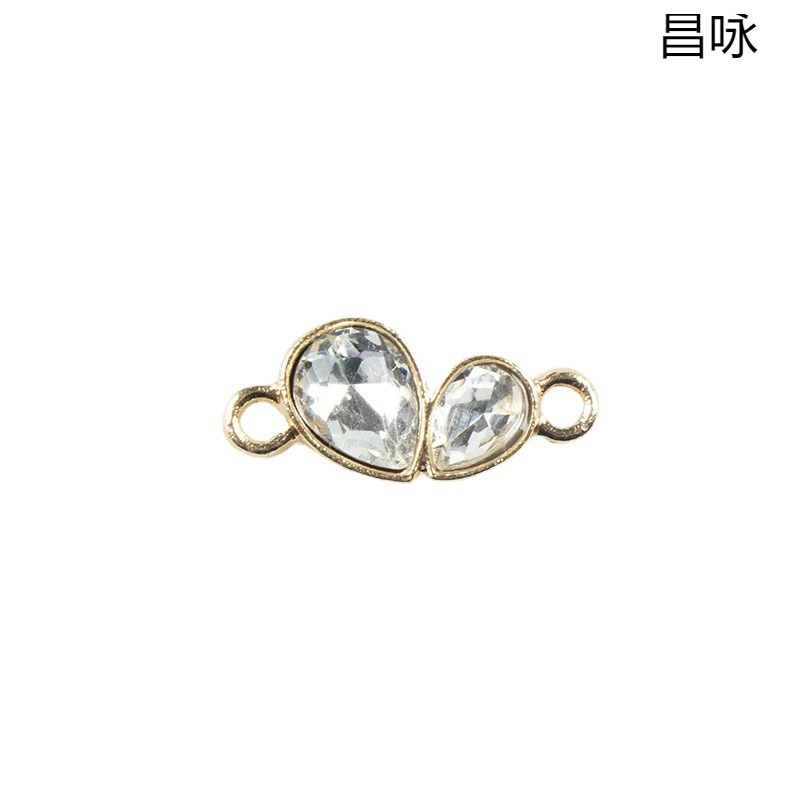 Hair Accessories, Headwear Accessories, Earrings Accessories, DIY Jewelry Accessories, Origin and Supply, One Diamond Water Drop Pendant