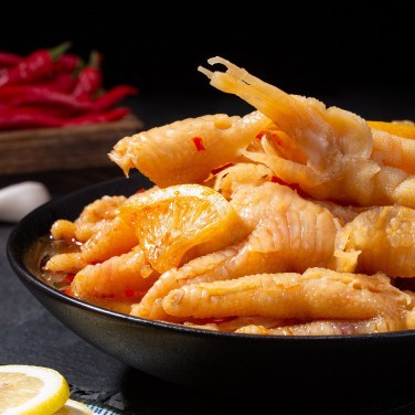 Boneless Chicken Feet Sour Lemon Boneless Chicken Feet 200g Retail Catering Wholesale Chicken Snacks