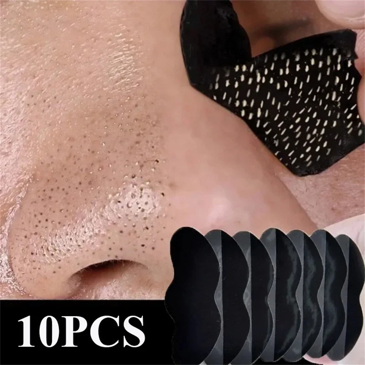 A Large Number of Spot Bamboo Charcoal Blackhead Removal Nose Patch to Shrink Pores and Remove Acne t Zone Blackhead Removal Nose Patch Pig Nose Patch Factory