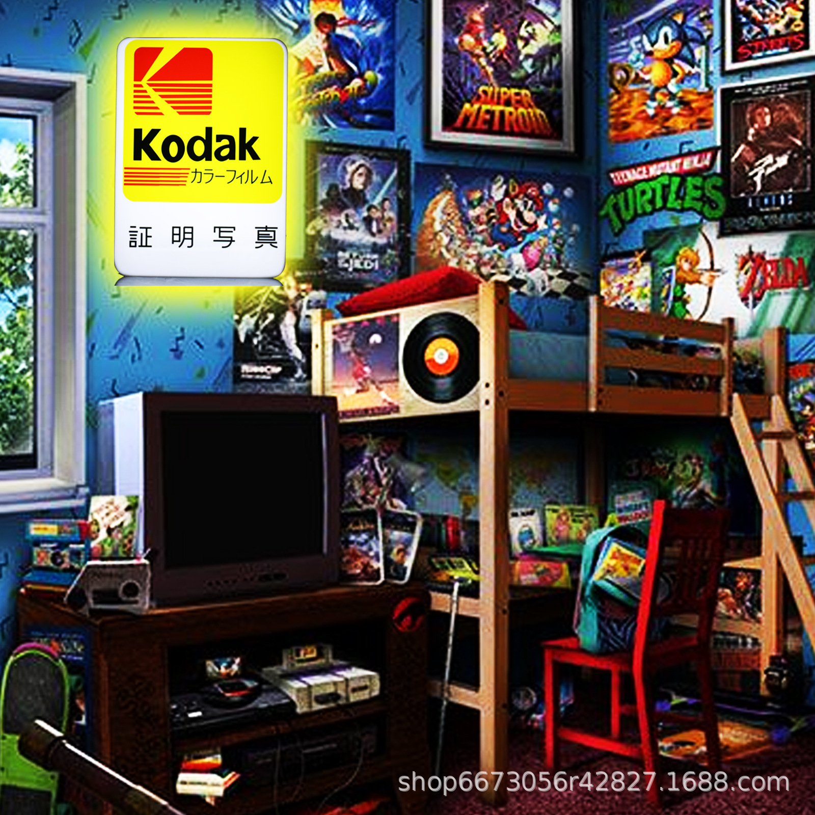 Kodak Light Box Photo Retro Collection Acrylic Bright Advertising Sign Home Decoration Retro Neon Light