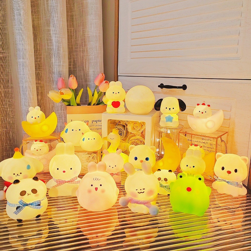 Internet-Famous Led Cartoon Night Light for Dormitory, Bedroom, Room Ambiance Lighting, Event Souvenirs, Wholesale, Night Market Stall