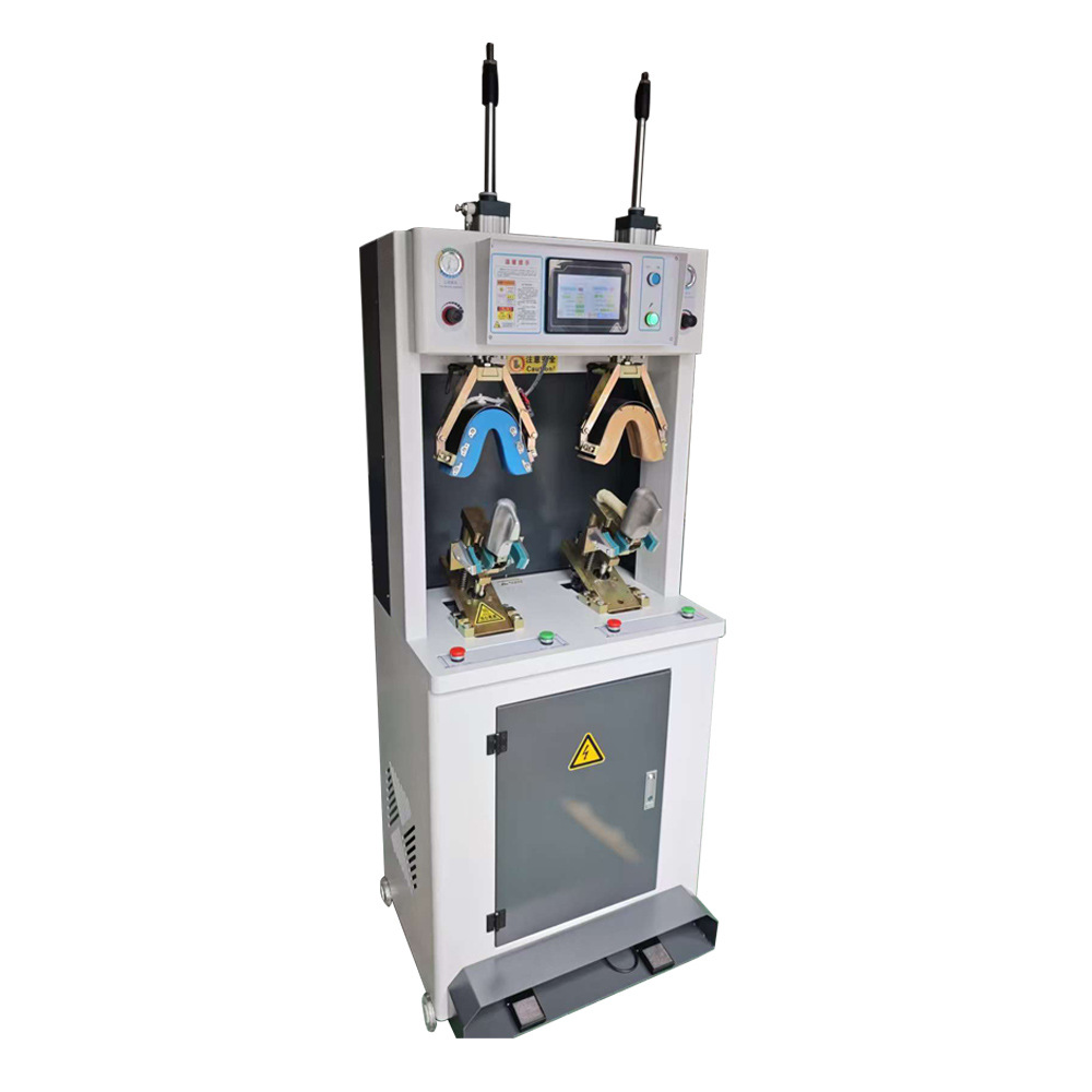 Guangzhou Manufacturer Directly Supplies Dual-Position Heel Shaping Machine, Single Cold and Single Hot Shaping Machine, Shoe Making Machine Equipment, Heel Shaping Machine