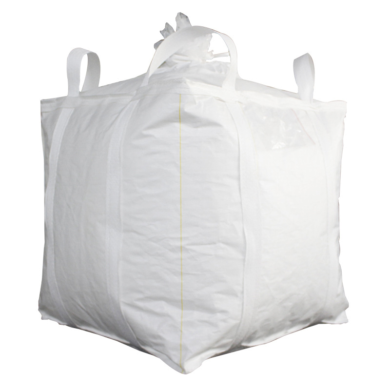 Wholesale Industrial Container Ton Bag 1t Space Bag Tie-Down Outlet White Four-Ring Sludge Hanging Bag Container Bag