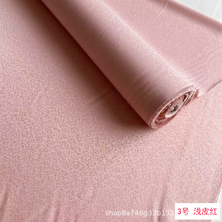 22 Mmi Woven Gold Silk Jacquard Mulberry Satin Fabric Jacquard New Chinese Clothing Cheongsam Hanfu Jacket Fabric