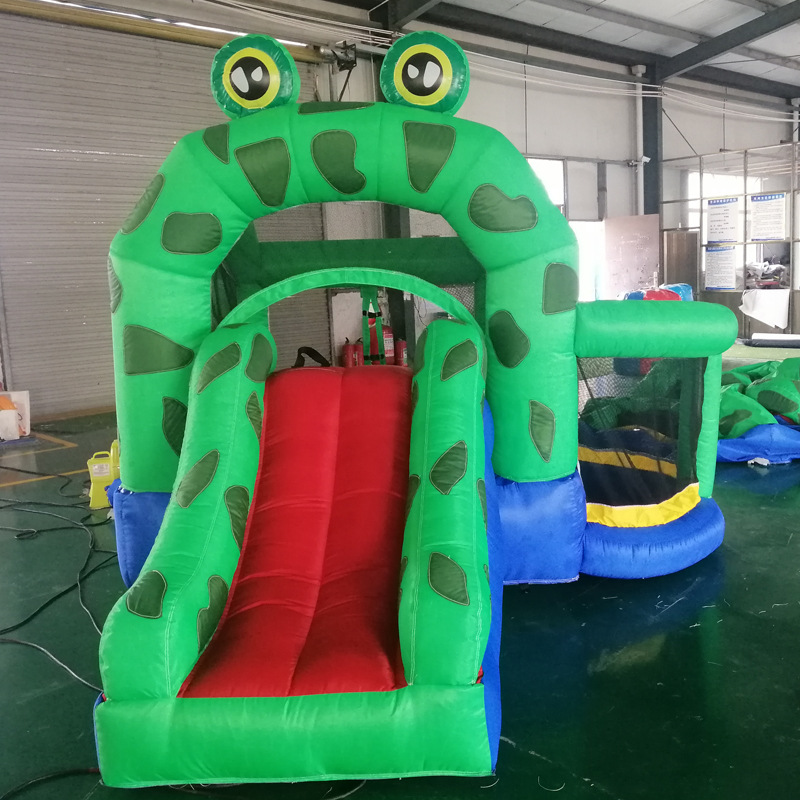 Cross-Border Export Outdoor Inflatable Castle Household Small Trampoline Inflatable Small Slide Oxford Cloth Factory Direct Supply Wholesale