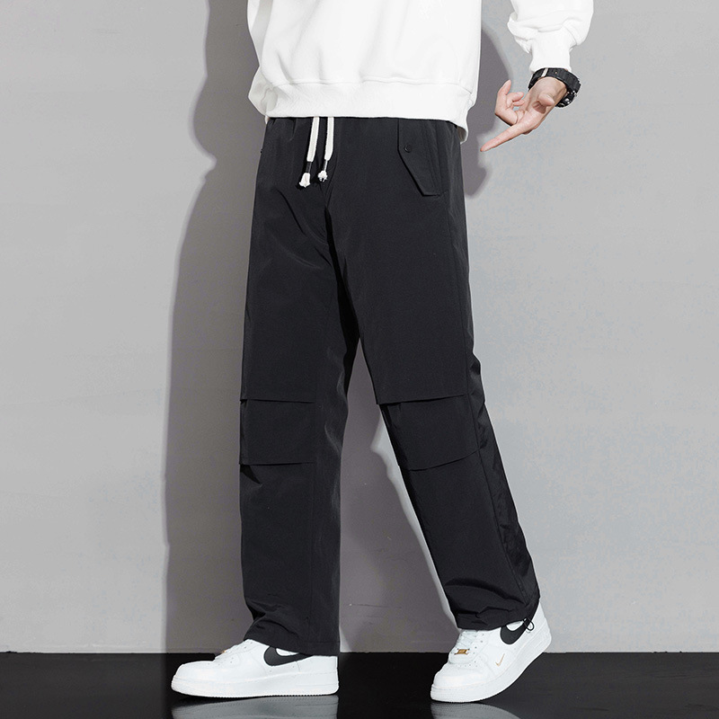 Winter Down Pants Men's Cross-border Workwear Outdoor Pants Graphene Three-proof Live Broadcast Explosions Can Open Mountain Pants