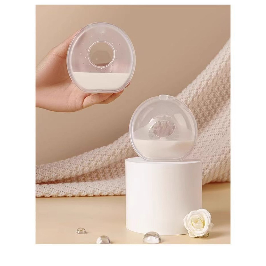 Source manufacturers hands-free silicone milk collection device anti-overflow milk artifact wearable breast milk leakage milk collection device