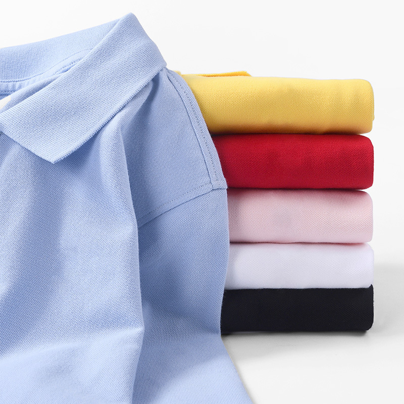 Solid Color Long-sleeved Polo Shirt Women's T-shirt Slim-fit Slimming Corporate Clothing Workwear Professional Shirt LOGO Business Collar Sweater