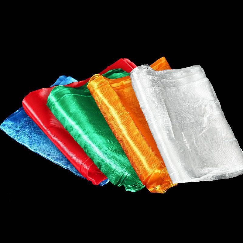 Hada Xizang Jewelry Eight Auspicious White Jacquard Mongolian Hada Ritual Buddha Tourists Show Celebrating Hada