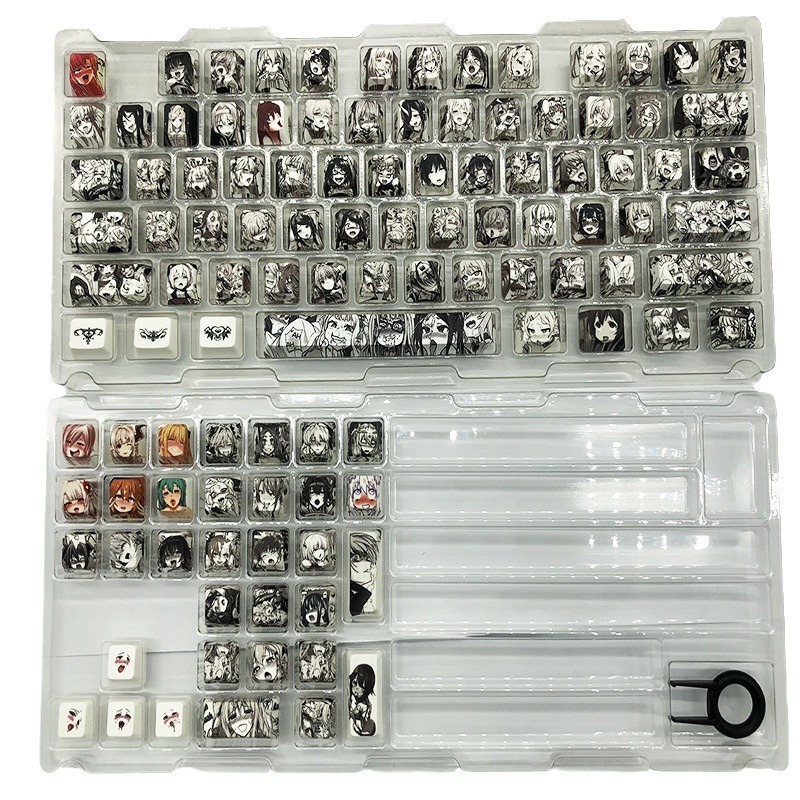 Cross-Border Mechanical Keyboard Pbt Sublimation Keycap Set Can Be Customized with Pictures for Gaming Keyboard Keycap Wholesale
