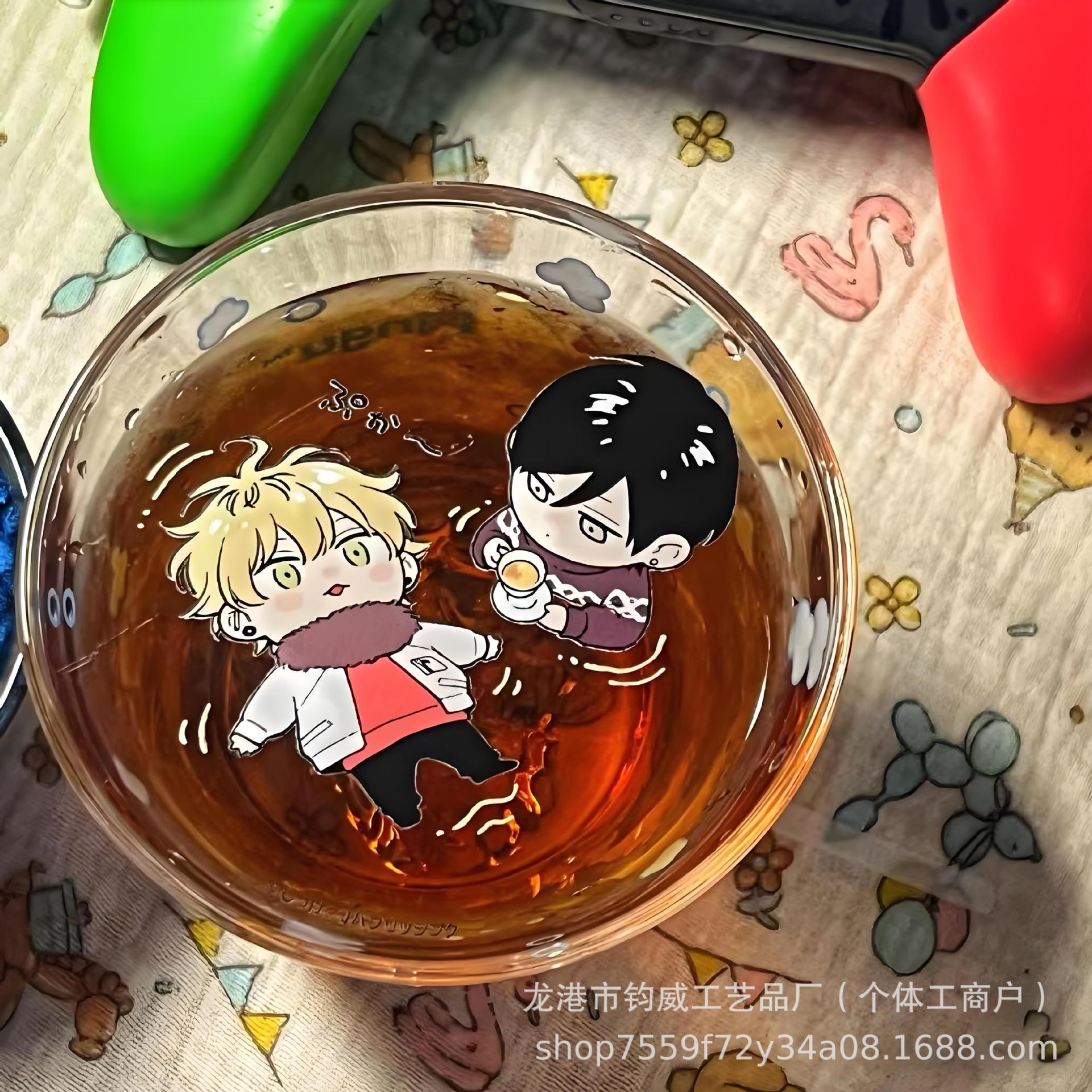 Fan-Made Anime Tableware Acrylic Two-Dimensional Creative Insulated Coaster Peripheral Desktop Decoration