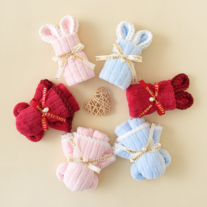 Little Rabbit Towel Souvenir Children's Gift Shop Wholesale New Year's Day Cake Thanksgiving Christmas Gift