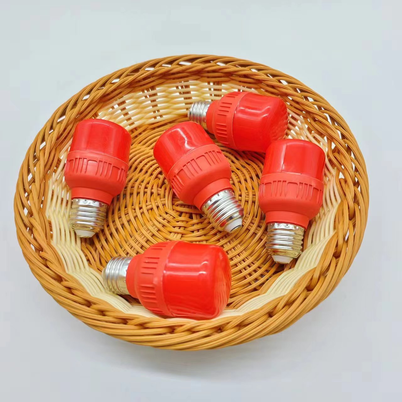 LED 10W красная лампочка для Нового года, 220V, праздничная