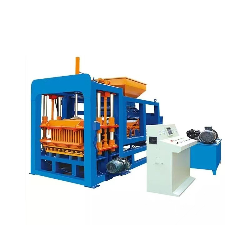 Large Automatic Hydraulic Hollow Pavement Permeable Block Brick Machine Cement Brick Production Line Clay Red Brick Making Machine