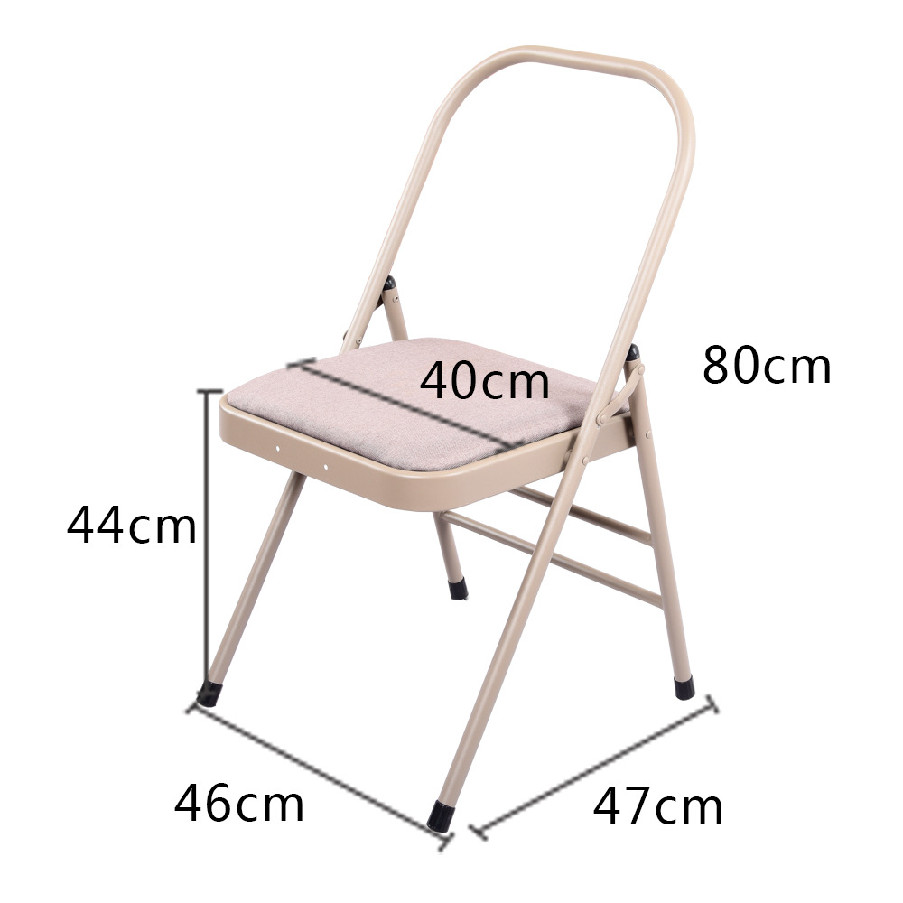 Factory Yoga chair exercise chair Yoga Yoga reinforced auxiliary chair fitness chair folding chair