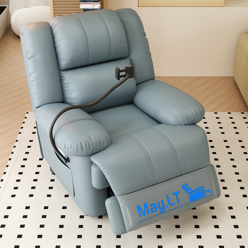 First-Class Space Capsule Sofa Chair Multi-Functional Single Swivel Massage Chair Balcony Lazy Lounge Chair Living Room Electric Sofa