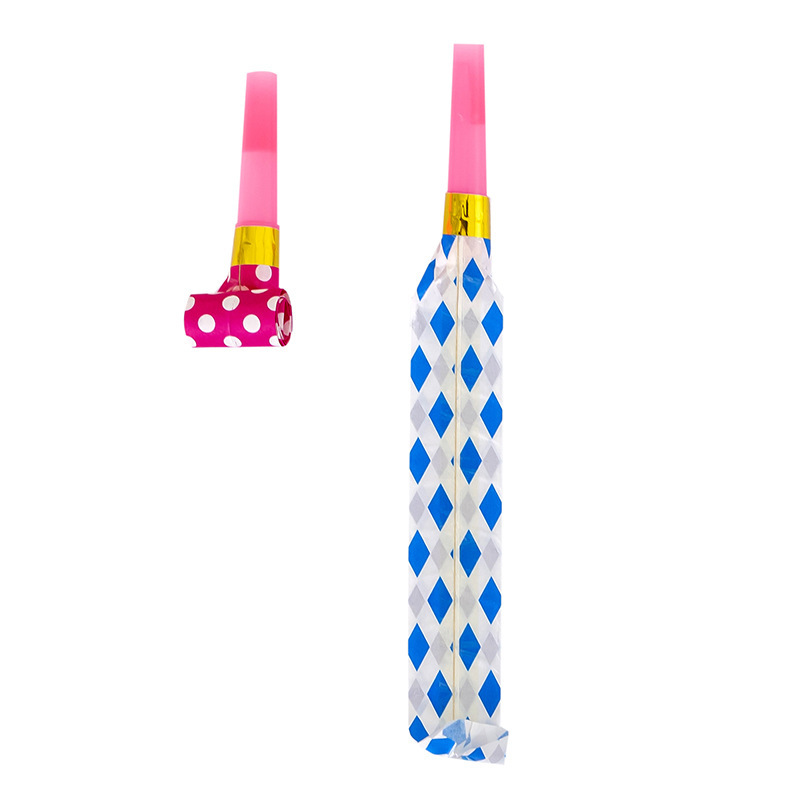 Children's Toys Birthday Dragon Whistle Funny Creative Blowing Roll Street Stall Toys Wholesale Party Performance Cheering Guide