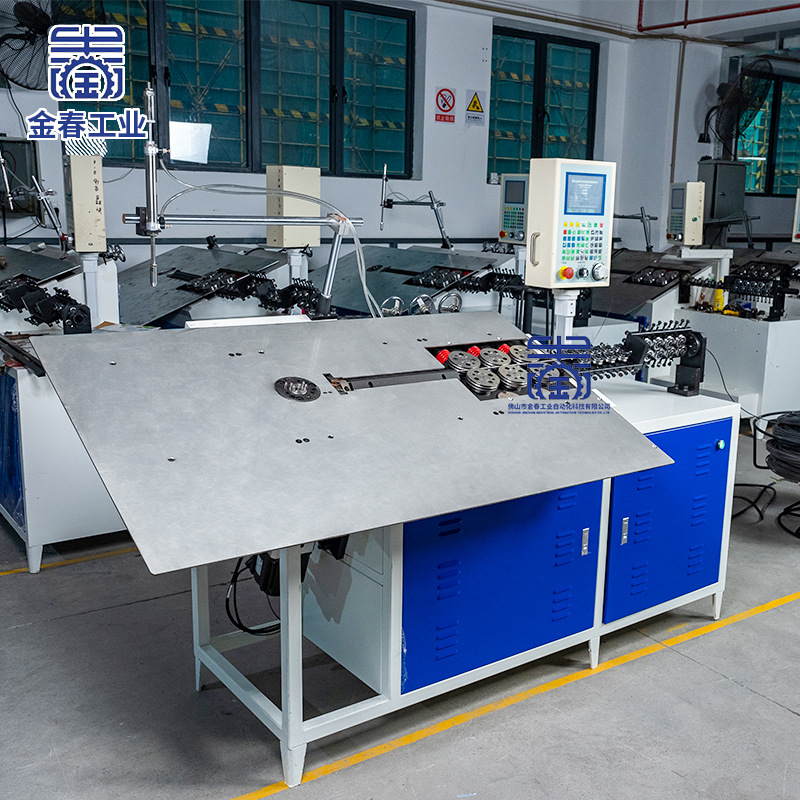 Fully Automatic Flat 2D Wire Bending Machine Supermarket Shelf Wire Bending Machine Square Frame Mesh Basket Frame Folding Machine