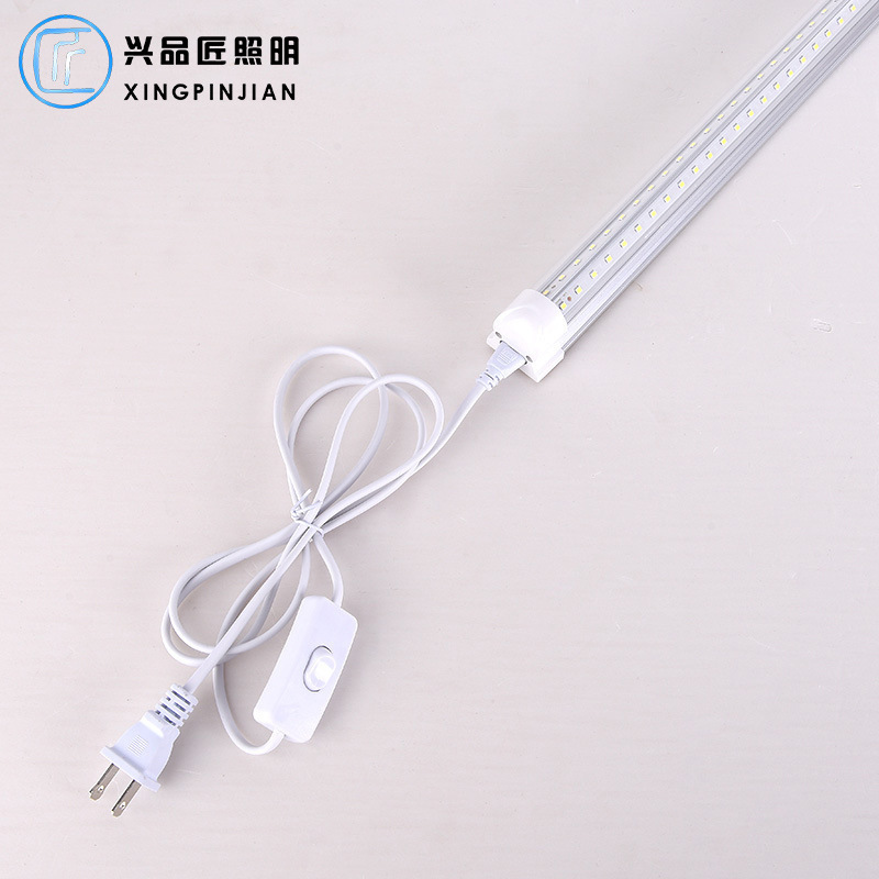 T8V Type Lamp Integrated Double Row V-Type 2.4m High Cri Full Spectrum Studio Led for Studio Use