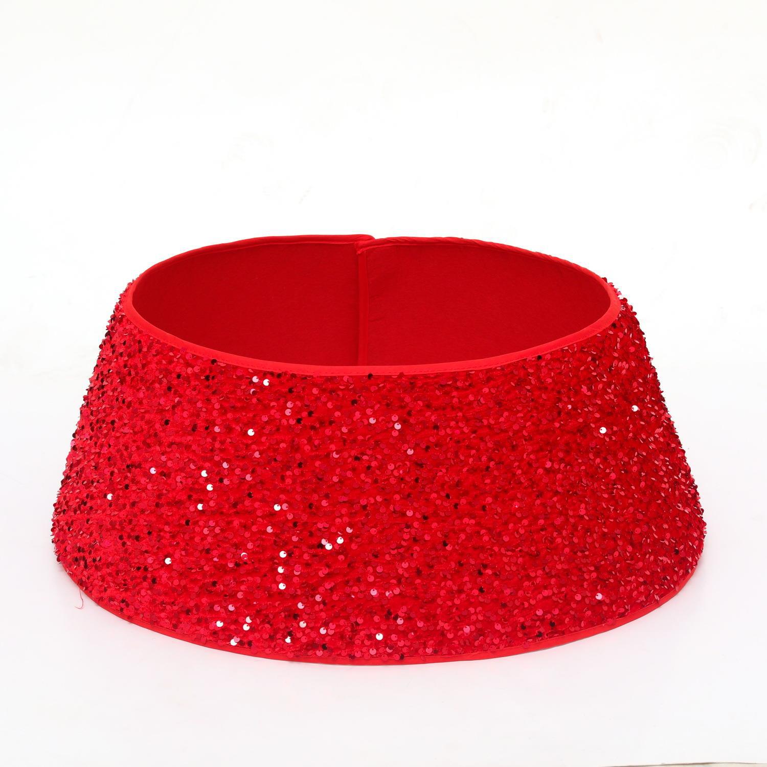 New in stock cross-border hot selling Christmas tree decoration base Christmas dress up festive decoration tree skirt