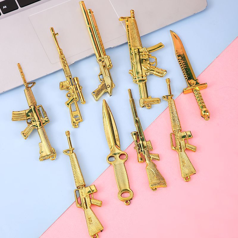 Children's Plastic Weapon Model Mini Weapon Plastic Sword Kindergarten Toy Gun Game Gun Primary School Hot Sale
