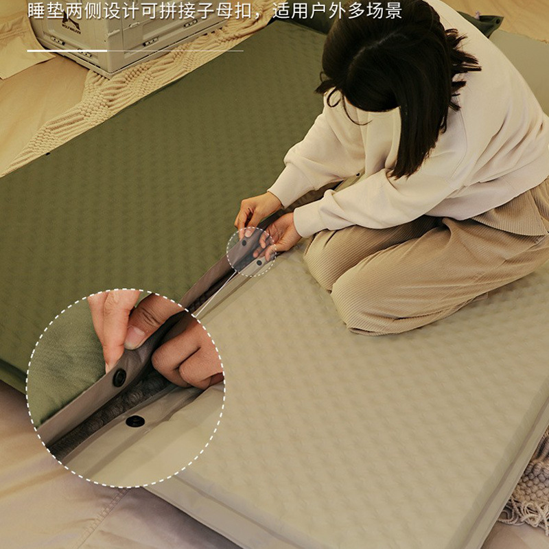 Camping Egg Nest Wave Point Automatic Inflatable Mattress Air Cushion Camping Inflatable Mat picnic Mat Tent Outdoor Supplies