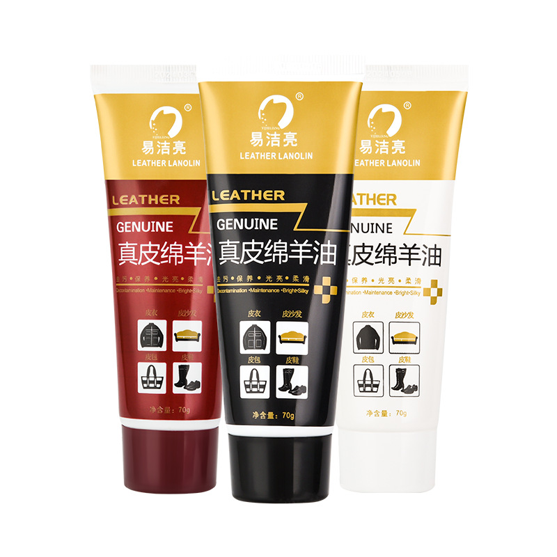 Easy clean bright leather sheep oil leather maintenance oil black colorless brown non-polishing fast bright shoe polish factory wholesale