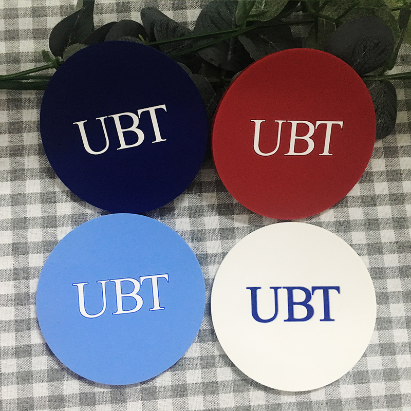 Oven Mittsing Coaster Vinyl Record Cartoon English Ceramic Cup Mug Glass Pvc Soft Rubber Round Insulation Pad