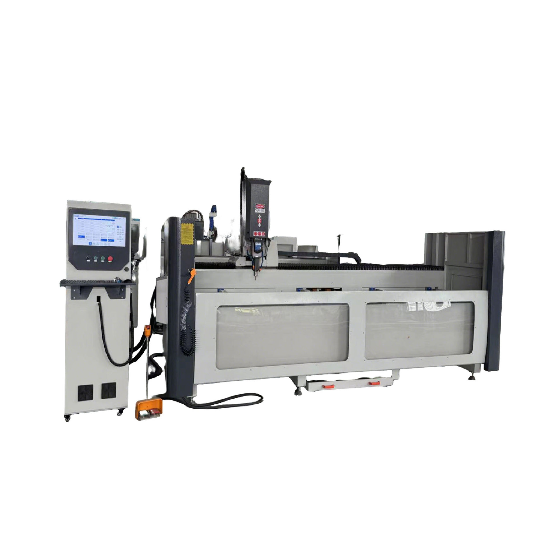 Heavy-Duty Cnc Drilling and Milling Center Fully Automatic Aluminum Profile Four-Axis Linkage Heavy-Duty Cnc Drilling and Milling Center