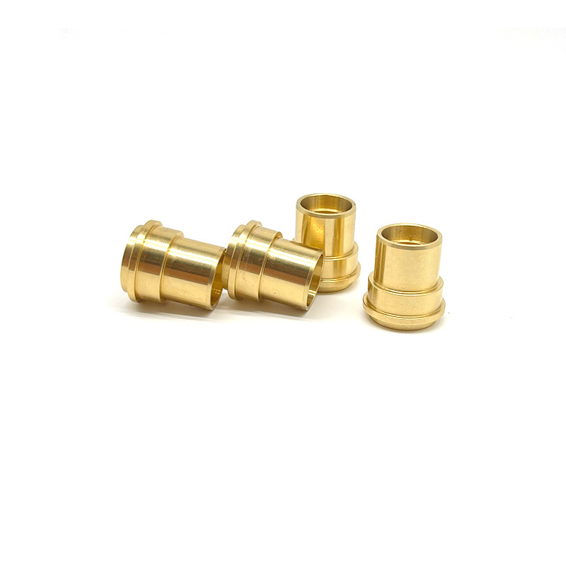 Medical Machinery Parts Centering Machine Processing Copper Sleeve Special-Shaped Parts Precision Copper Joint Cnc Lathe Processin