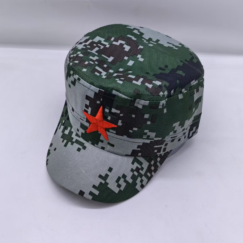 Вышитая шапка, камуфляжная шапка, плоская шапка для мужчин и женщин, ретро шапка, шапка для детей
