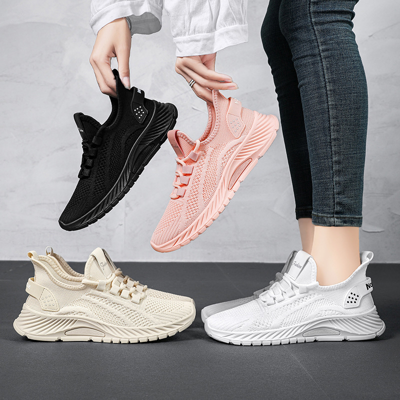 Shoes Women's Summer Explosions Cross-border plus size Women's Shoes Soft Sole Not Tired Feet Flying Weaving Shoes Casual sneaker Running Shoes