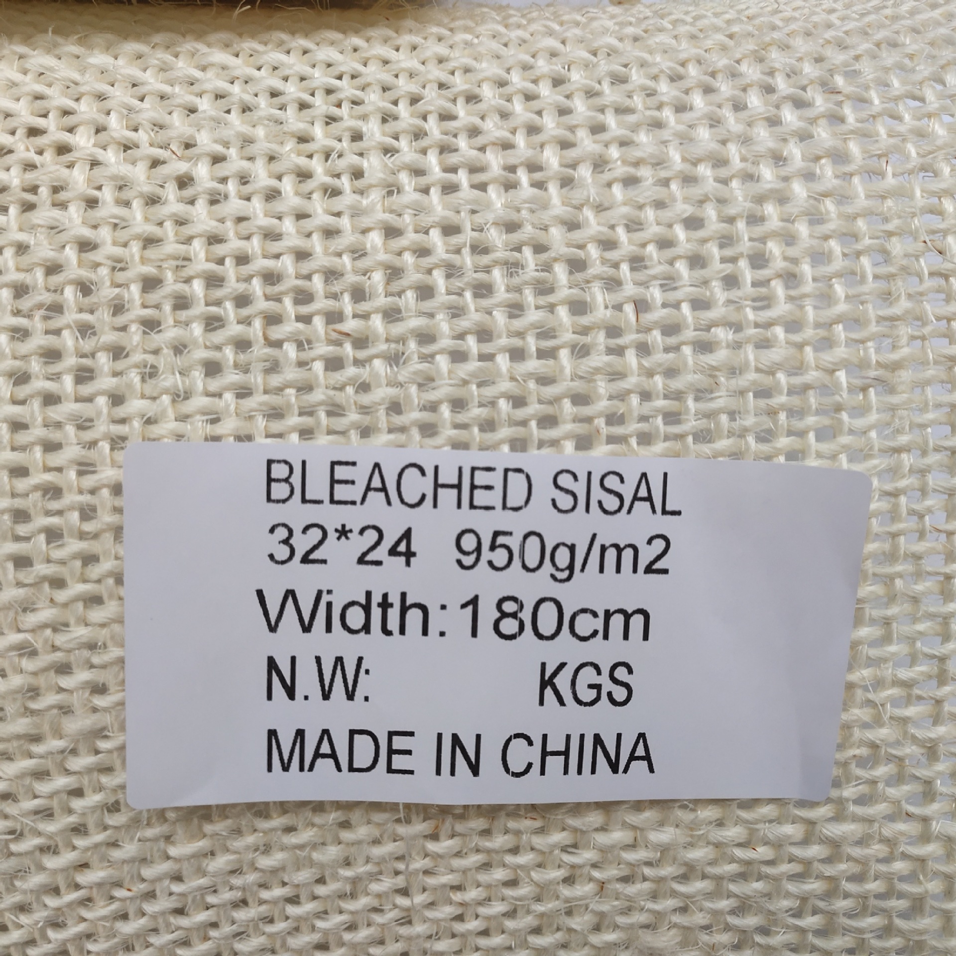 Factory direct supply full sisal bleached cloth 950g cat scratch cloth cat scratch pad pet toy crafts cloth