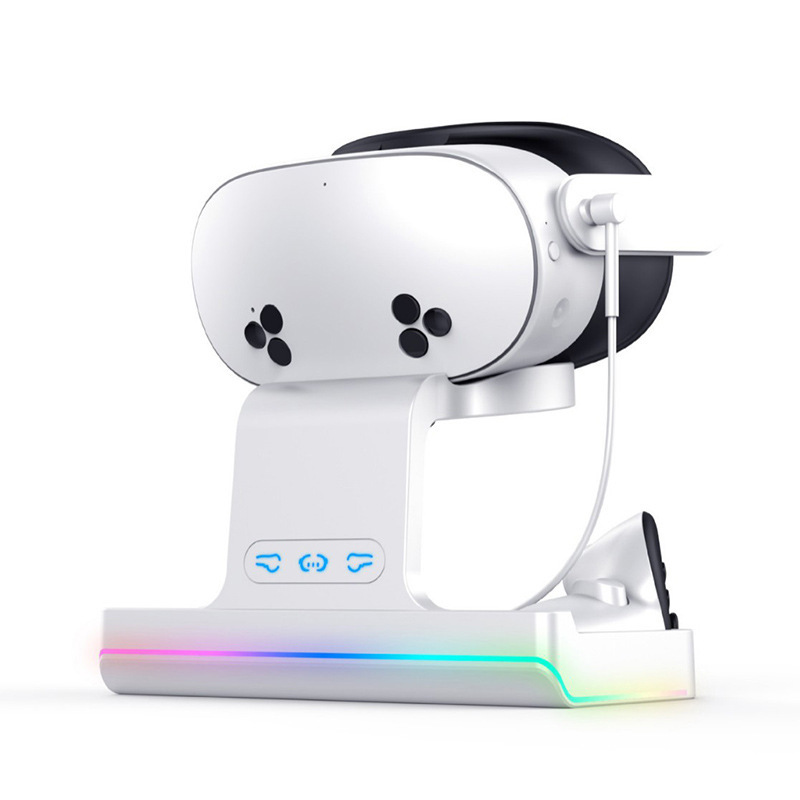 Cross-border hot sale Meta Quest 3S magnetic fast charging VR meta 3S detachable charging base